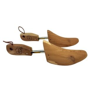 Rochester Shoe Tree Co USA Wooden Boot Trees Size Large Cedar Sheplers Set B